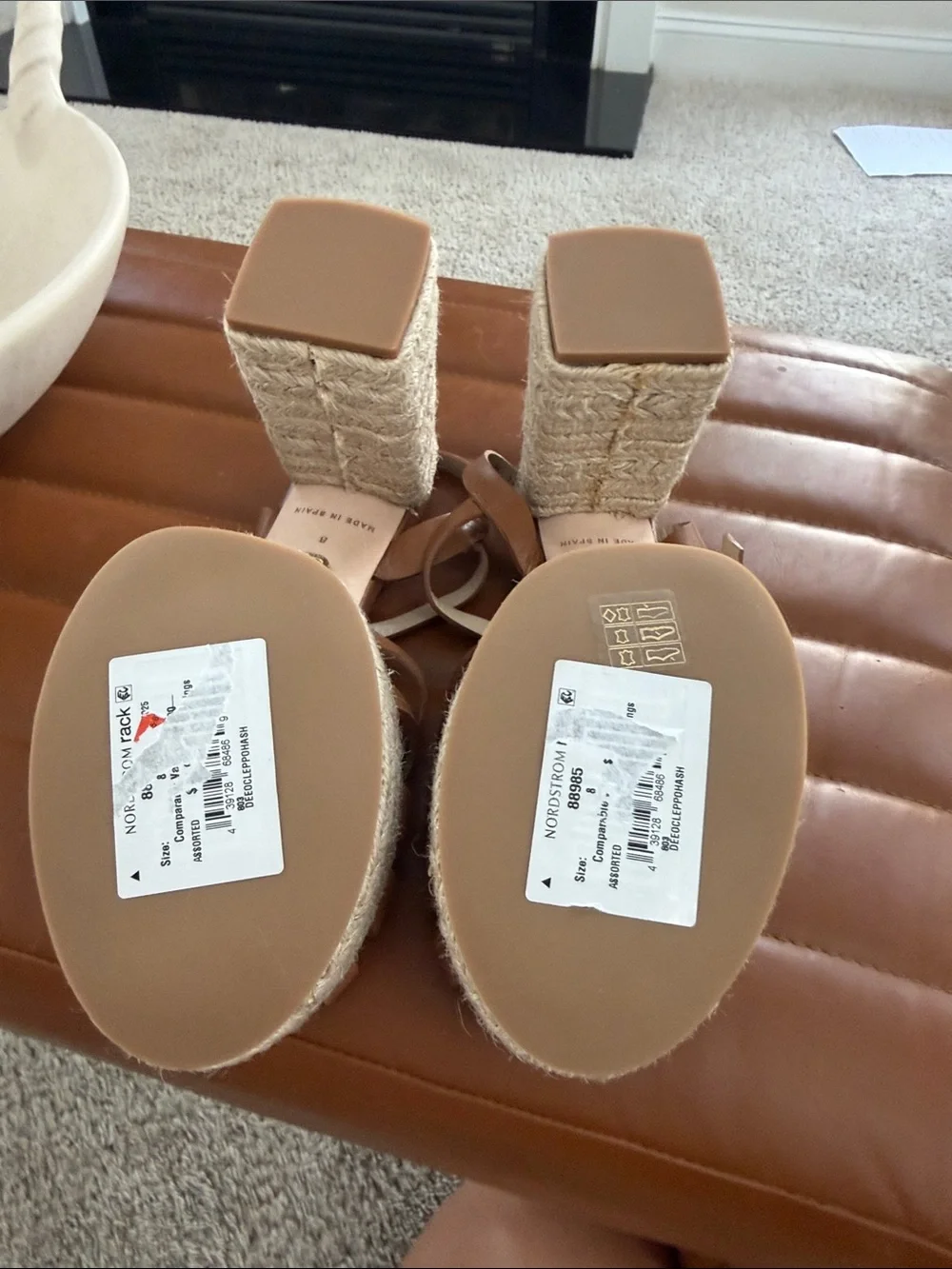 Dee Ocleppo Women’s Tan Woven Platform Sandals — Stylish Summer Heel